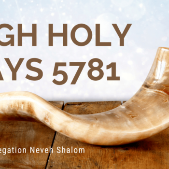 High Holy Days Sermons 5781