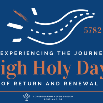High Holy Days Sermons 5782